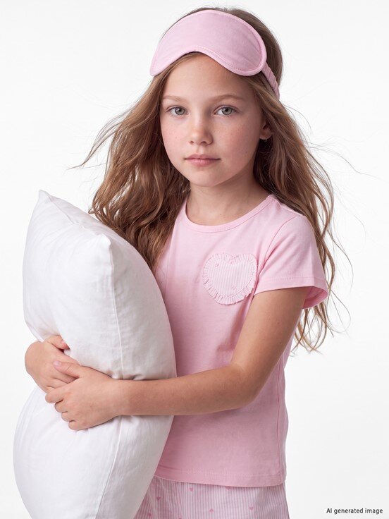 Şortlu Pijama Takımı PEMBE LEYLAK
