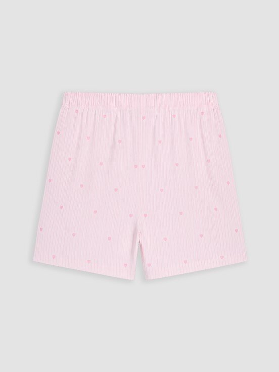 Şortlu Pijama Takımı PEMBE LEYLAK