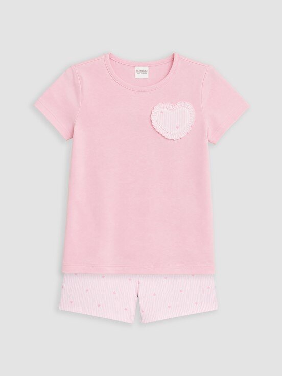 Şortlu Pijama Takımı PEMBE LEYLAK