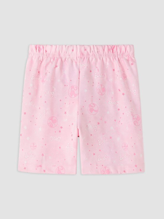 Şortlu Pijama Takımı PEMBE BASKILI