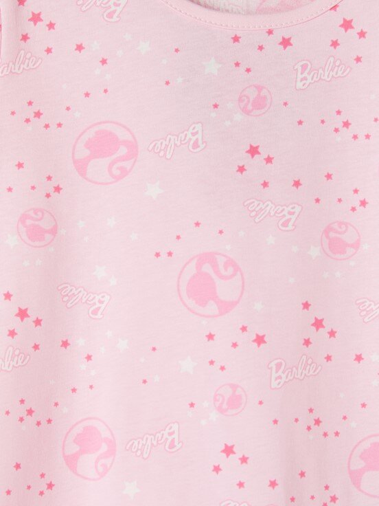 Şortlu Pijama Takımı PEMBE BASKILI