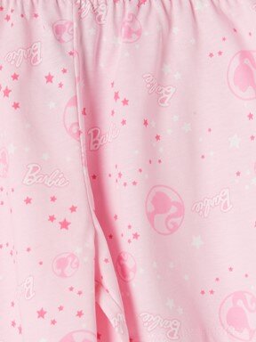 Şortlu Pijama Takımı PEMBE BASKILI