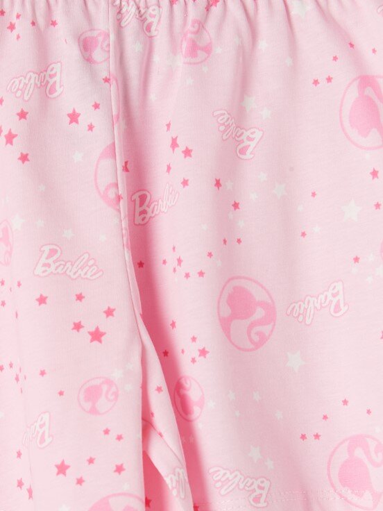 Şortlu Pijama Takımı PEMBE BASKILI