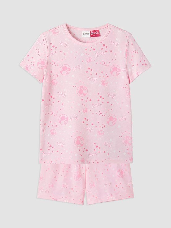 Şortlu Pijama Takımı PEMBE BASKILI