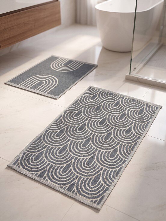 Banyo Paspası GRİ BASKILI