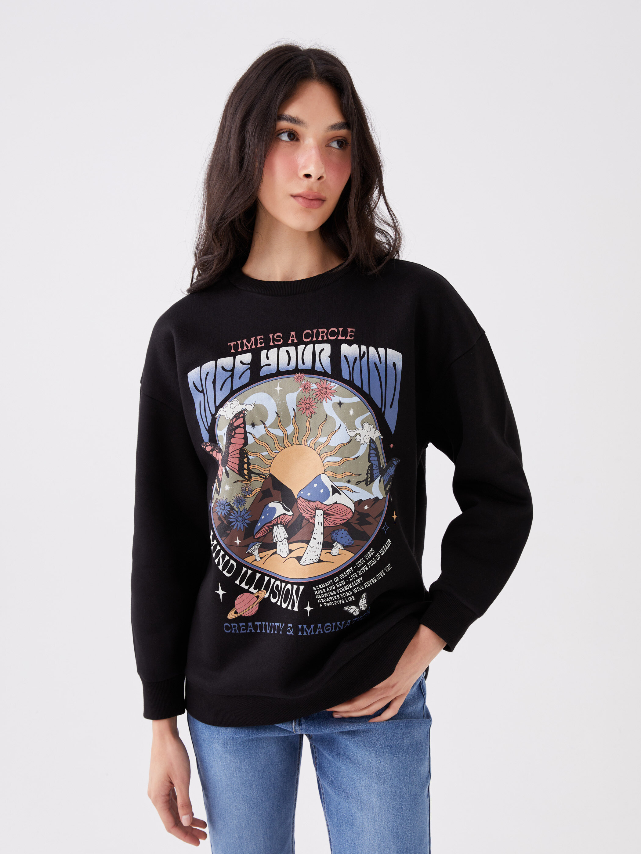 Lcw kadin online sweatshirt