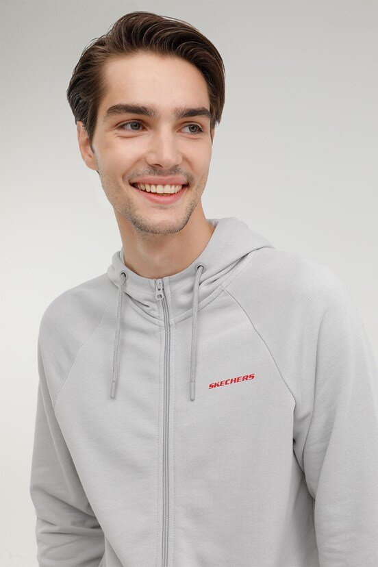 Skechers Erkek Fermuarlı Sweatshirt