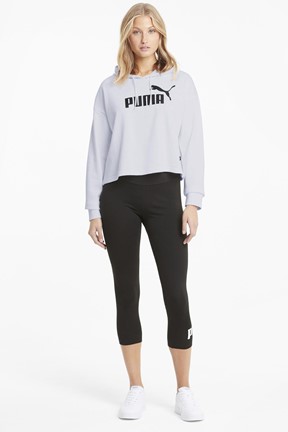 Puma Ess Cropped Logo Hoodie Kadın Sweatshirt