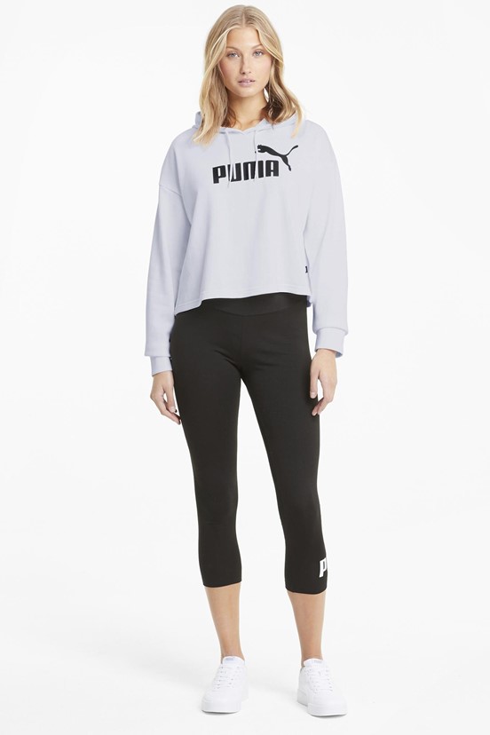 Puma Ess Cropped Logo Hoodie Kadın Sweatshirt