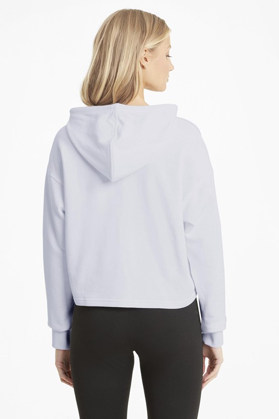 Puma Ess Cropped Logo Hoodie Kadın Sweatshirt