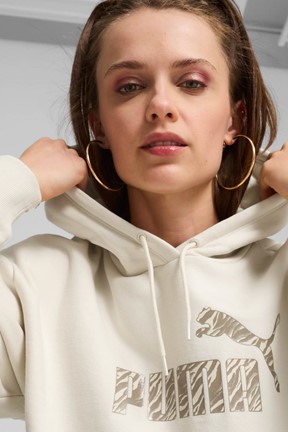 Puma Ess Animal Hoodie Fl Kadın Sweatshirt
