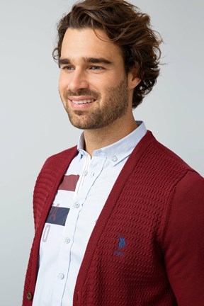 U.S. Polo Assn. Erkek Triko Basic Hırka