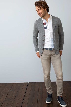 U.S. Polo Assn. Erkek Triko Basic Hırka