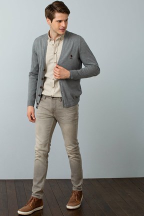 U.S. Polo Assn. Erkek Triko Basic Hırka