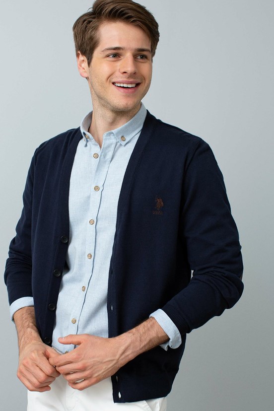 U.S. Polo Assn. Erkek Triko Basic Hırka