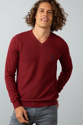 U.S. Polo Assn. Erkek Triko Basic Kazak