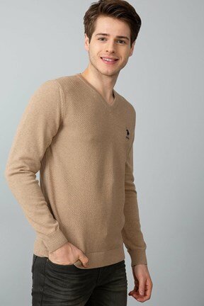 U.S. Polo Assn. Erkek Triko Basic Kazak