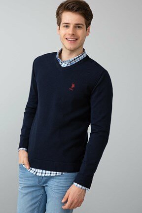 U.S. Polo Assn. Erkek Triko Basic Kazak