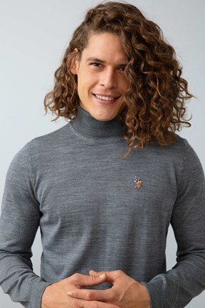 U.S. Polo Assn. Erkek Triko Basic Kazak