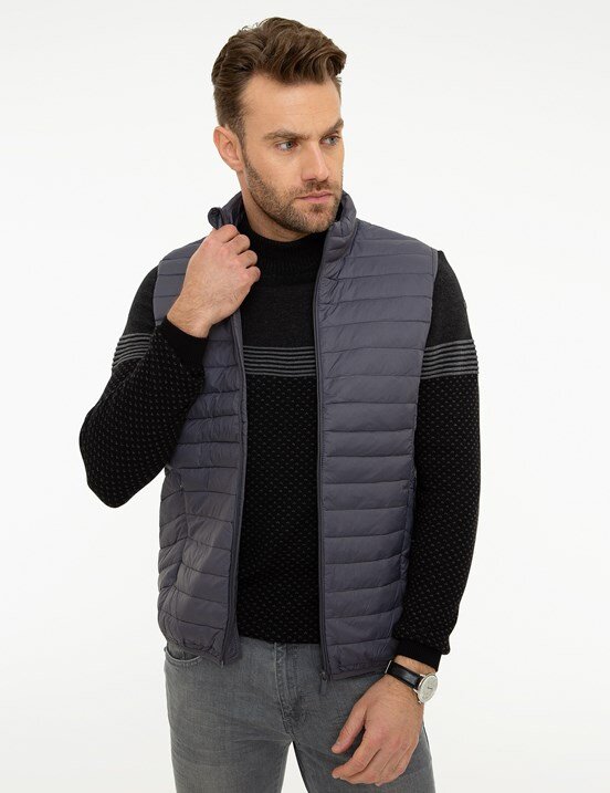 Pierre Cardin Erkek Standart Fit Mont Yelek
