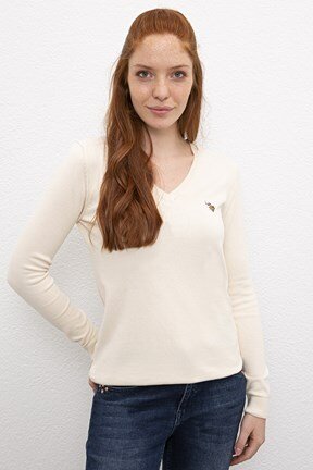 U.S. Polo Assn. Kadın Triko Kazak