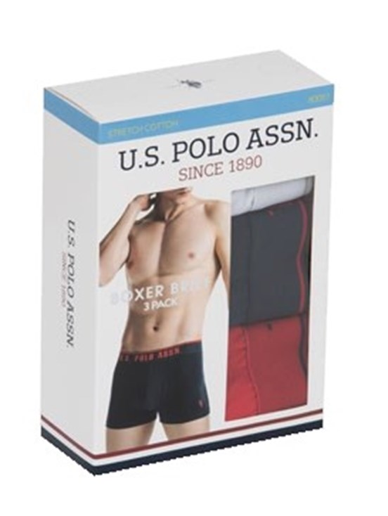 U.S. Polo Assn. Erkek 3 Lü Boxer