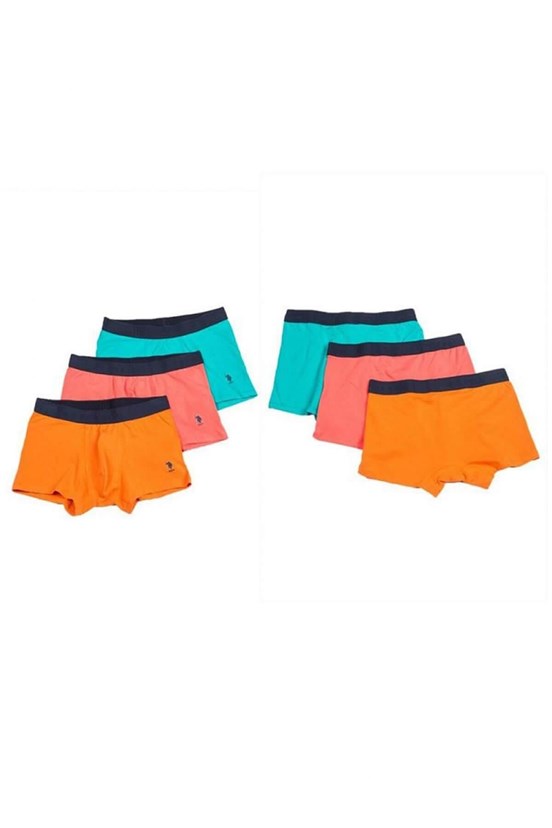 U.S. Polo Assn. Erkek 3 Lü Boxer