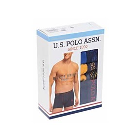 U.S. Polo Assn. Erkek 3 Lü Boxer