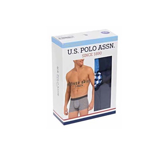U.S. Polo Assn. Erkek 3 Lü Boxer
