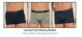 U.S. Polo Assn. Erkek 3 Lü Boxer