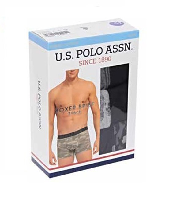 U.S. Polo Assn. Erkek 3 Lü Boxer