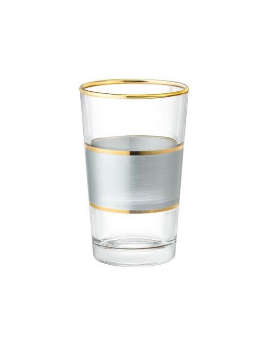 Chapelle - Heike Platinium 4-lü Kahve Yanı Bardağı Seti - 100ML