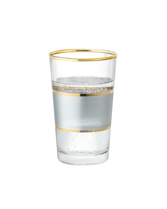 Chapelle - Heike Platinium 4-lü Kahve Yanı Bardağı Seti - 100ML