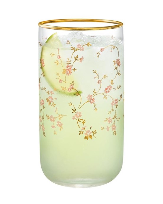 Musette - Fleur de Lierre Gold 4 lü Meşrubat Bardağı Seti - 365ML