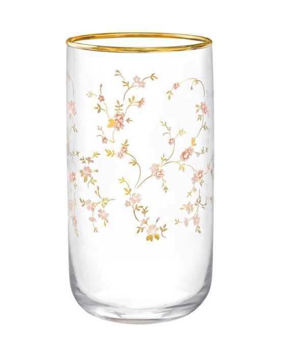 Musette - Fleur de Lierre Gold 4 lü Meşrubat Bardağı Seti - 365ML