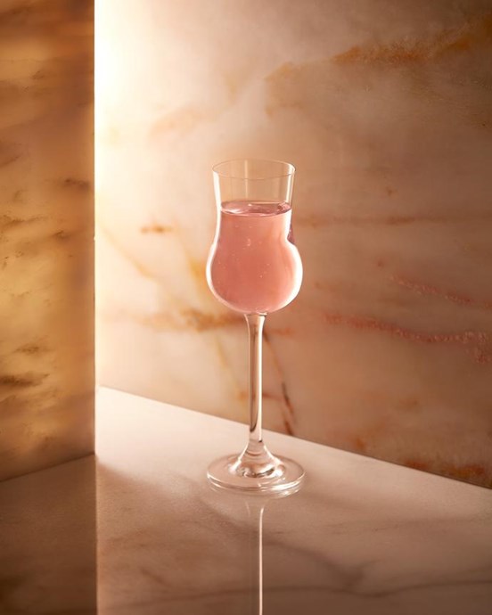 Jacky 6 lı Kristal Ayaklı Kahve Yanı Bardağı Seti - 85ML