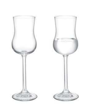 Jacky 6 lı Kristal Ayaklı Kahve Yanı Bardağı Seti - 85ML