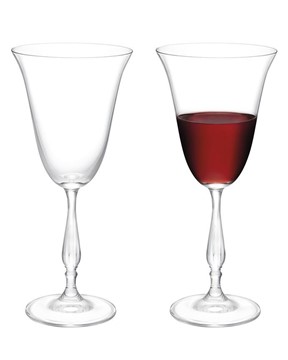 Lucinda 4-lü Kristal Şarap Kadehi Seti - 250ML