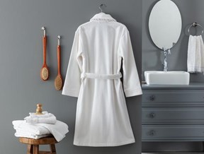 Riz Şalyaka Unisex Bornoz