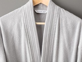Stripe Kimono Unisex Bornoz