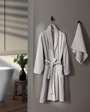 Avril Şalyaka Unisex Bornoz Set