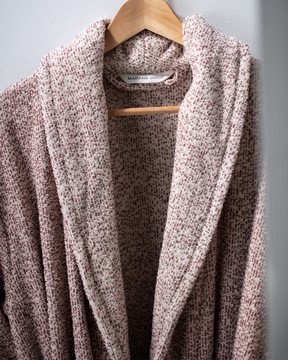 Brest İpliği Boyalı Unisex Şalyaka Bornoz