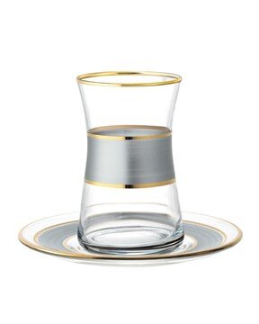 Gemma - Heike Platinium 12 Parça Çay Seti - 170ML