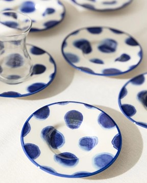 Luxe Rond 6-lı Çay Tabağı Seti