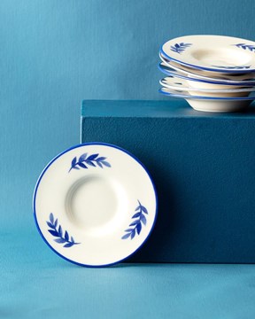 Luxe Feuille 6'lı Çay Tabağı Seti