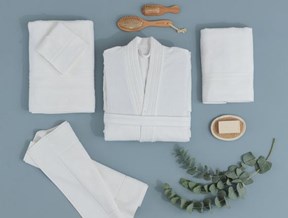 Stripe Armürlü Ayak Havlusu