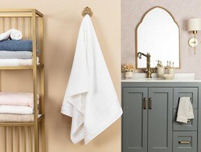 Maynor Bordürü Floşlu Banyo Havlusu