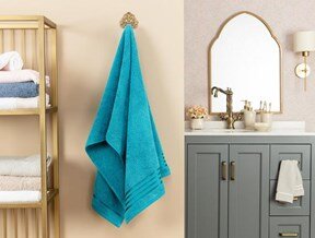 Maynor Bordürü Floşlu Banyo Havlusu