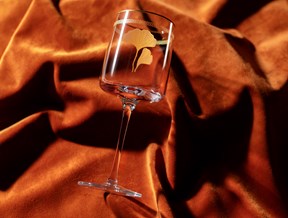 Musette - Lovely Ginkgo Leaves 4 lü Şarap Kadehi Seti - 320ML