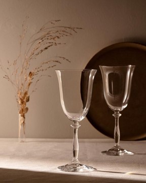 Lucinda 4'lü Kristal Şarap Kadehi Seti - 350ML
